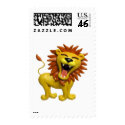 Lion Roaring postage