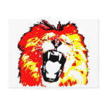 Lion Roaring Postcards