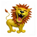 Lion Roaring posters