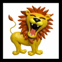 Lion Roaring posters
