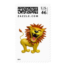 Lion Roaring Stamps
