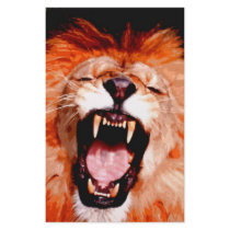 Lion Roaring stationery