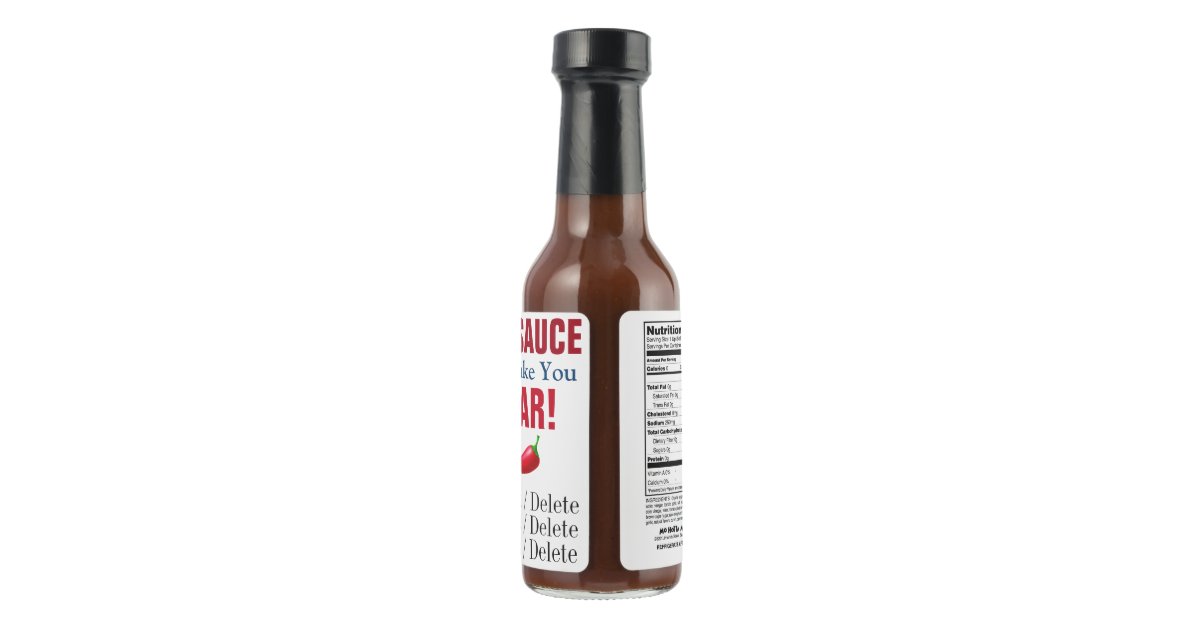LION SAUCE Hot Sauce Zazzle