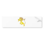 Lion Shirt | Custom Jumping Dancing Lion Shirt Bumper Sticker
