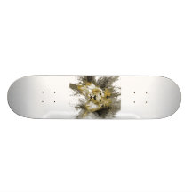 lion skate deck