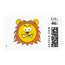 Lion Smiley Face postage by doonidesigns Lion Smiley Face postage