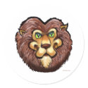 Lion stickers by FunGraphix Lion stickers