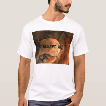 lion stress t-shirts