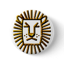 LION SUNBURST buttons by WildOnes LION SUNBURST buttons