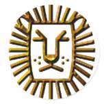 LION SUNBURST STICKERS