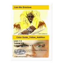 Lion the Gracious business cards