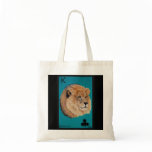 Lion Tote Bag by Elizabeth Black