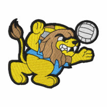 Lion Volleyball embroidered shirts by ZazzleEmbroidery Lion Volleyball embroidered shirts