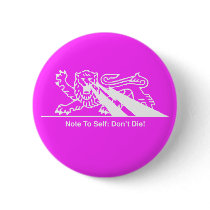 Lion w/Lightning Bolts { Pink 3 } buttons by n_t_s_d_d Lion w/Lightning Bolts { Pink 3 } buttons