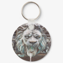 Lion Water Fountain Keychain by Captain_Panama Lion Water Fountain Keychain