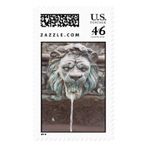 Lion Water Fountain Stamp by Captain_Panama Lion Water Fountain Stamp
