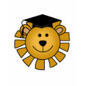 Lion with Graduation Cap Tshirts and Gifts by kindergarten_grad Lion with Graduation Cap Tshirts and Gifts