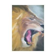Lion- Wrapped Canvas Gallery Wrap Canvas