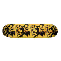 lion yellow Skateboard skateboards