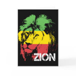 Lion Zion Greeting Card