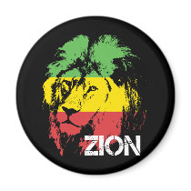 Lion Zion Fridge Magnets