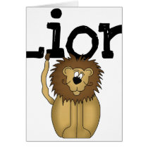 Lion Zoo Animal cards by toddlersplace Lion Zoo Animal cards