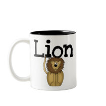 Lion Zoo Animal mugs