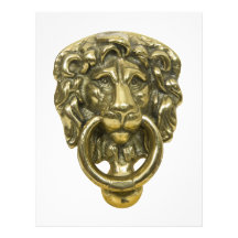 LionDoorKnocker072509 Customized Letterhead