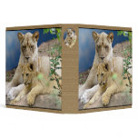 Lioness and Cub Binder
