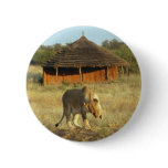 Lioness in Namibia Africa Buttons