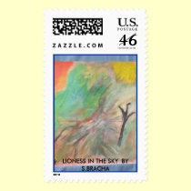 LIONESS IN THE SKY BY S.... postage by shaynabracha LIONESS IN THE SKY BY S.... postage