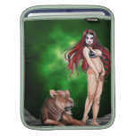 Lioness Rickshaw Sleeve ipad sleeves by ArtofJamesAdams Lioness Rickshaw Sleeve ipad sleeves