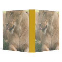 Lioness with Tongue Out Binder
