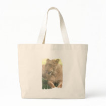 Lioness with Tongue Out Canvas Bag