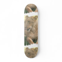 Lioness with Tongue Out Skateboard