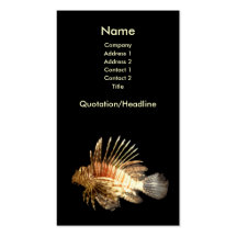 Lionfish Business Card