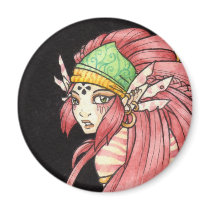 Lionfish mermaid magnet by thedancingemu Lionfish mermaid magnet