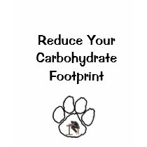 lionpaw, Reduce Your Carbohydrate Footprint Tee Shirts