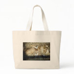Lions and cub in Botswana Africa Bag Lions and cub in Botswana Africa Bag