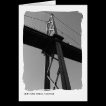 Lions Gate Bridge, Vacouver cards