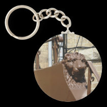 Lion's Head Keychain keychains