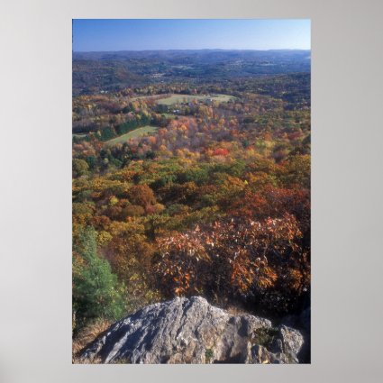 Lions Head Vista in Autumn Appalachian Trail CT print