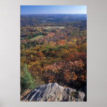 Lions Head Vista in Autumn Appalachian Trail CT Poster