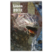 Lions in Art Calendar 2012