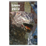 Lions in Art Calendar 2012