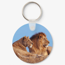 Lions in the Wild Tees, Cards and GIfts keychains by naturetees Lions in the Wild Tees, Cards and GIfts keychains