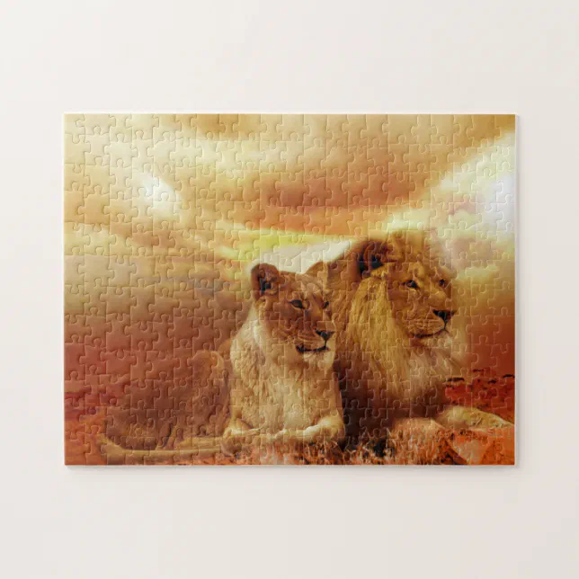 Lions Jigsaw Puzzle Zazzle