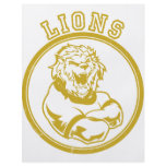 Lions Mascot Flyer