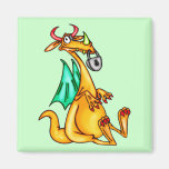 Lip Locked Dragon Fridge Magnets