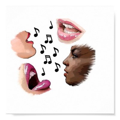 lip music paint posters by WinnieTheFaux